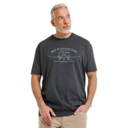 Bushman Men's Legend L-200 T-shirt, dark grey