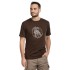 bushman men´s t-shirt dark brown