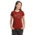 bushman women´s t-shirt burgundy