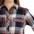 bushman women´s extended shirt burgundy