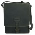 Bushman leather shoulder bag uni green