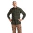 bushman men´s cordroy shirt dark green