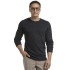 Cotton men's long-sleeved jacquard knit t-shirt black