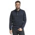 Bushman men's thick half-zip sweater dark blue