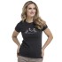 bushman women´s t-shirt black