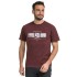 Bushman men´s t-shirt burgundy