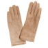bushman Soft women's gloves made of polyester with touchscreen control points sandy brown