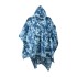 Bushman Dry Skin Unisex Poncho, petrol blue