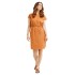 Bushman Women's dress Kawara, orange