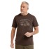 Bushman Men's Legend Jawa 20 T-shirt, dark brown