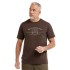 Bushman Men's Legend L-200 T-shirt, dark brown