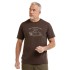 Bushman Men's Legend Velorex T-shirt, dark brown