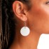 Earrings Huab, white